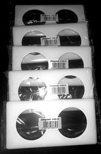 Lot de plaques Céliane double blanc laqué 666 32 ou 66632 Legrand - X5 pièces