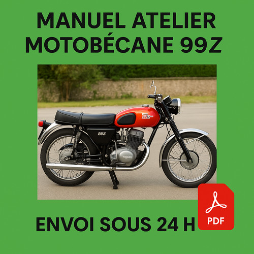 Manuel atelier motobécane 99z - manuel,