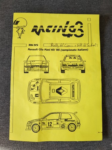 Decal renault clio - renault, maxi