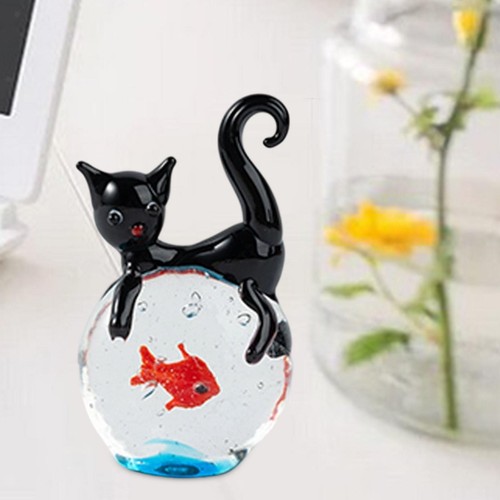 Mini statue verre - en,