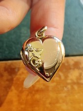 Pendentif coeur ouvrant ancien