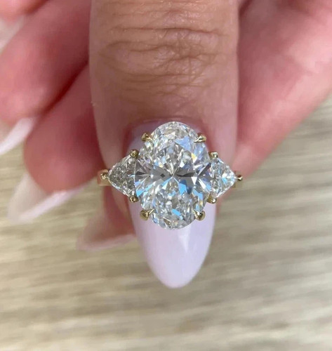 3ct oval cut moissanite - cut,