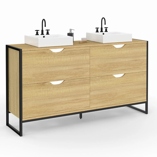 Meuble double vasque salle - , de