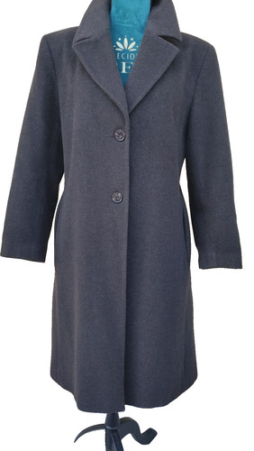 Caroll manteau laine - marron, m