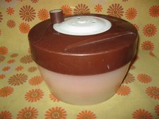 Vintage 70s 80s Ancienne ESSOREUSE A SALADE TRIUMPH MARRON Cuisine Retro Légume