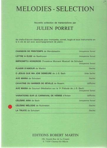 Célèbre mélodie - célèbre, de