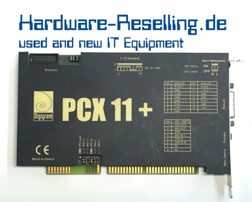 Digigram pcx11 igtpcx11p isa - digigram,