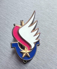 ORIGINAL MILITAIRE INSIGNE GROUPE HELICOPTERES LEGERS / FRAISSE TBE