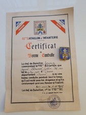 RARE  DIPLOME 110e RI   -
