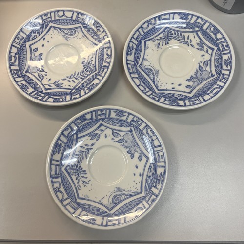 Vtg set saucers oiseau - vtg, of
