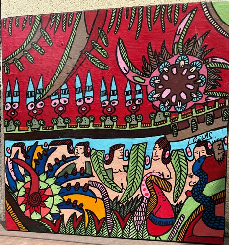 Tableau moderne bonnets - moderne, "bonnets