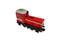 Lego® train 9V chemin de fer voie ferrée 4563 locomotive de fret rouge avec mote