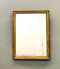 miroir Louis XVI perlée en bois doré miroir d'origine  . XIX siècle .