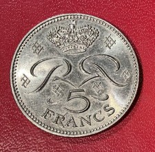 Monaco 5 francs 1982 Rainier