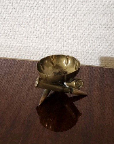 Cendrier militaire laiton - militaire, en