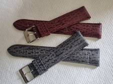 SOLDES...Bracelets de montre Cuir de REQUIN  marque FOSSIL  18 ou 20 mm