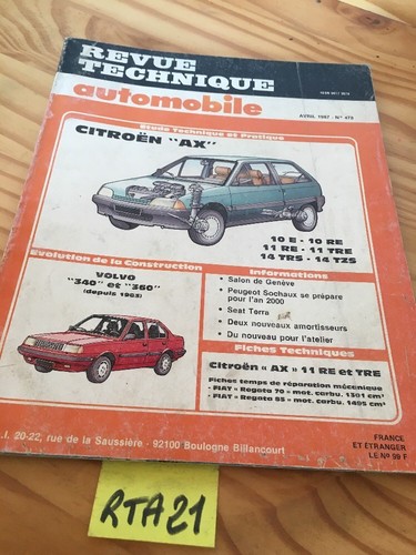 Citroën 10e 10re 11re 11te - ax,