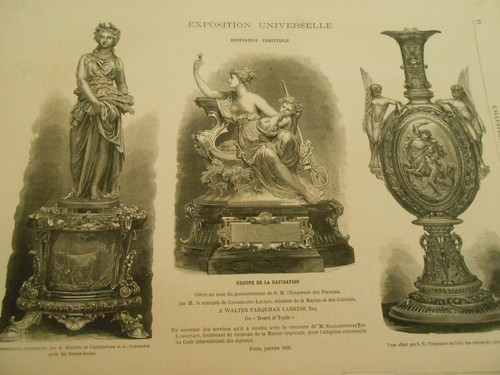 Gravure 1867 expo - gravure,