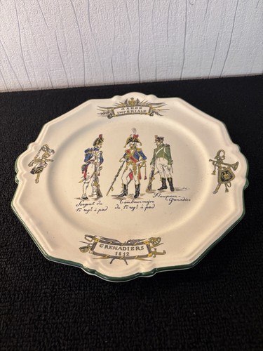 Assiette collection garde