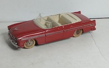 DINKY TOYS ANCIEN #24A CHRYSLER NEW YORKER  ROUGE BRILLANTE BON ETAT NO BOITE bm