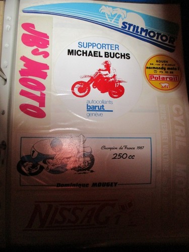 Autocollants moto 1987 - autocollants,
