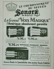 PUBLICITÉ DE PRESSE 1937