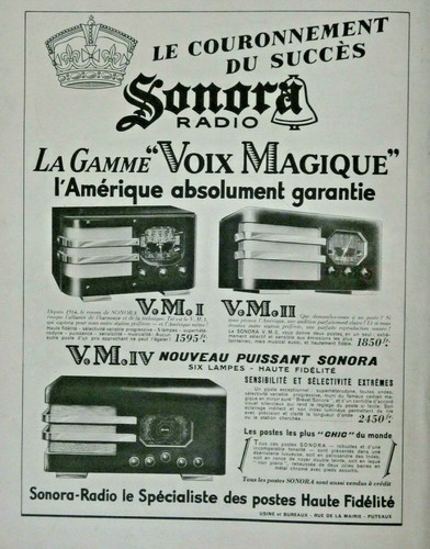 Publicité presse 1937 - publicitÉ,