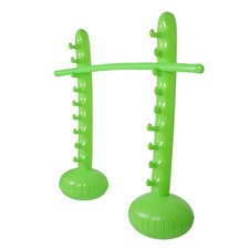  Poteau De Saut En Hauteur Gonflable Extérieur Jeux Plein Air Pour Les Enfants