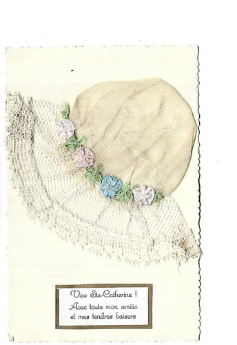 Carte avec bonnet - avec, sainte