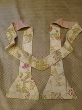 ANCIENNE ETÔLE DRAP OR Croix/soie Blanc/XVIIIÈ-XIXÈ/RELIGIEUX/EGLISE/NO CHASUBLE