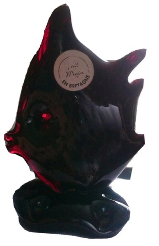 Poisson verre rouge de - poisson,
