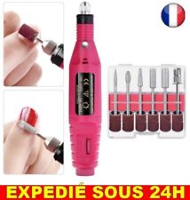 ✅ Ponceuse à Ongles électrique Ongle Dissolvant Vernis Gel Perceuse Manucure