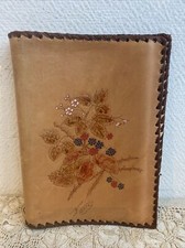 Ancien Couverture Cuir Livre