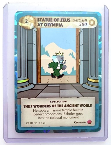 Babolex card statue of - 16/50, |