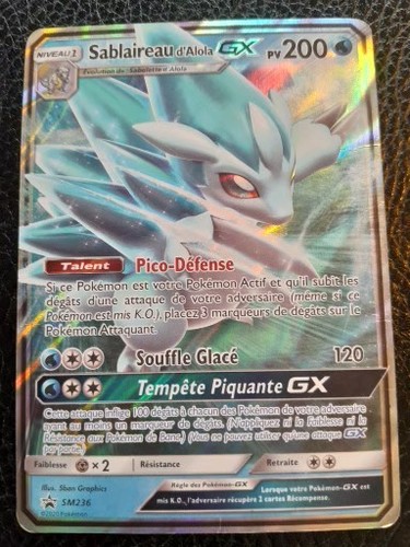 Carte pokémon sablaireau - pokémon,