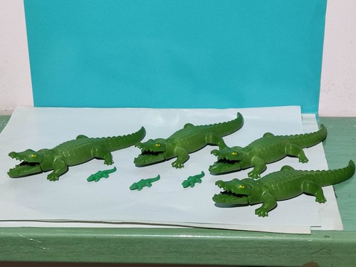 Figurines playmobil crocodile - figurines,