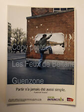 TROMPE L'OEIL CORAIL INTERCITES SNCF  pub  carte postale  