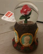 SNOW GLOBE / Boule à neige BELLE ET ROSE Disneyland Paris