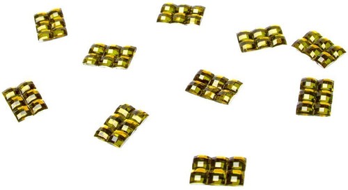 100 confettis strass or - 6,