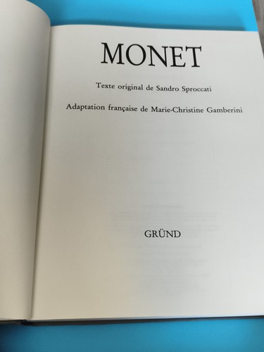 Livre monet gründ - livre,