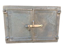 Fonte porte coupe-feu Argile Four Pain Fumoir Poêle en faïence PIZZA 47x32cm