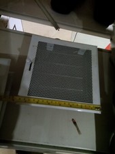 grilles  de décompression de hotte de cheminée  blanc 20 /20cm a volet réglable 