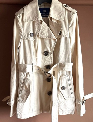 Trench coat burberry bleu - trench-coat,