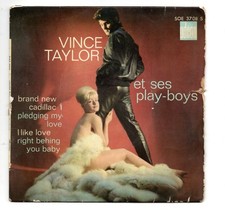 EP 45 TOURS VINCE TAYLOR BRAND NEW CADILLAC 1962 ORIGINAL FRANCE ODEON SOE 3708