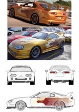 Planche Autocollant, rc drift