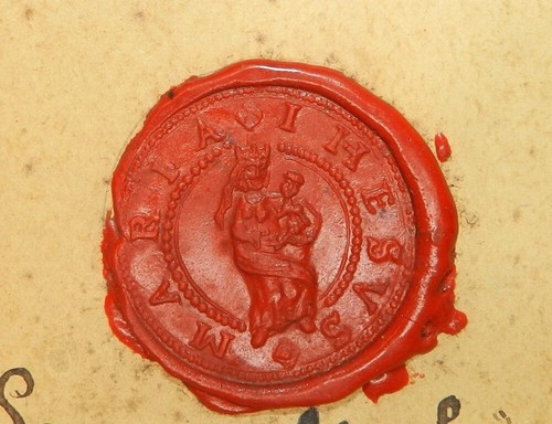 Sigillographie sceau de cire - sigillographie,