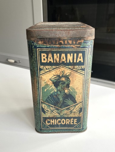 Boite ancienne tole banania - ancienne,