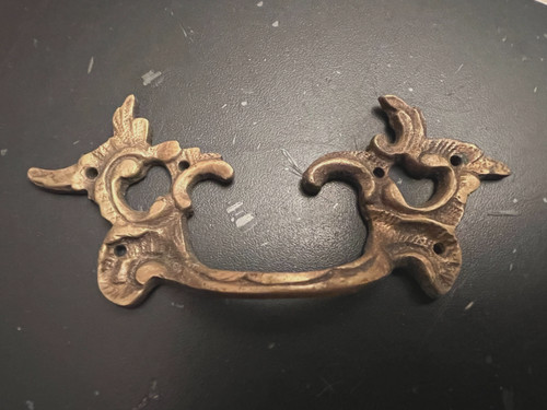 Poignée bronze ancien - en,