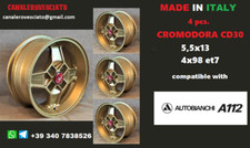 4 jantes Cromodora CD30 GOLD A112 abarth 70 ch jantes jantes