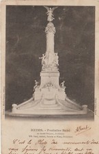 Reims fontaine - cp,